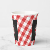 I Do BBQ Paper Cup - Custom Papieren Bekers (Links)