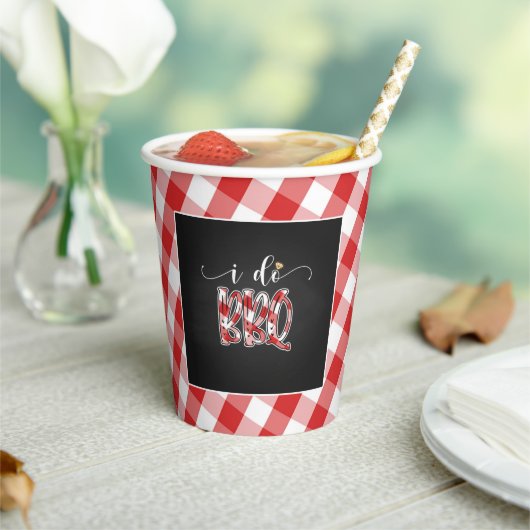 I Do BBQ Paper Cup Papieren Bekers (Insitu)