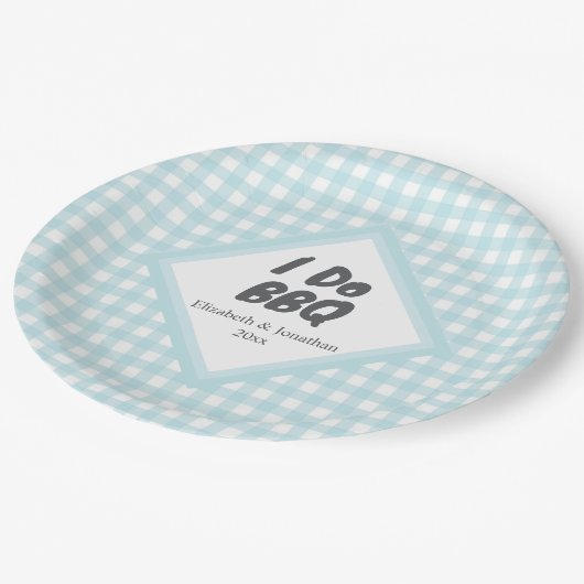 I Do BBQ Papieren Bordje (Gekanteld)