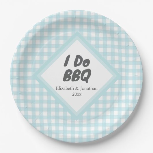 I Do BBQ Papieren Bordje (Voorkant)