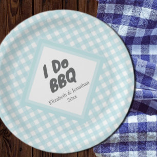 I Do BBQ Papieren Bordje