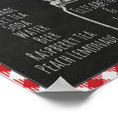 I Do BBQ Party Drinken & Beverage Bar Sign. Poster (Hoek)