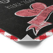 I Do BBQ Party Guest Book Engagement Party Poster (Hoek)