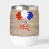 I Do BBQ Patriotic Floral (Voorkant)