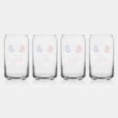 I Do BBQ Patriotic Floral Blikvorm Glas (Achterkant)