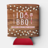 I Do BBQ Rustic Engagement Party Couples Shower Blikjeskoeler (Achterkant)