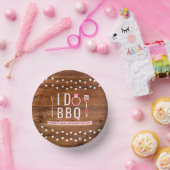 I Do BBQ Rustic Engagement Party Couples Shower Papieren Kommen (Feest)