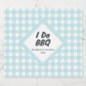 I Do BBQ Sparkling Wijnetiket (Enkel label)