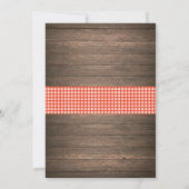 I DO BBQ Uitnodiging Rustic Wedding Engagment (Achterkant)