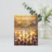 "I DO" BBQ Uitnodiging voor een bruiloft (Staand voorkant)