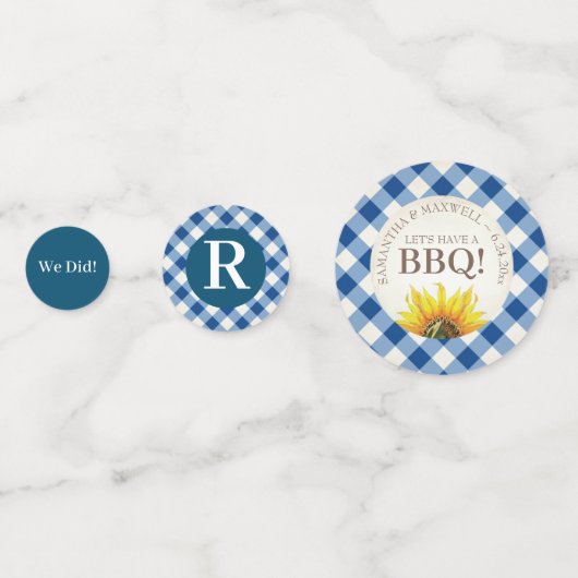 I Do BBQ Verloving Shower Confetti (Voorkanten)