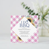 I Do BBQ Vrijgezellenfeest Kaart (Staand voorkant)