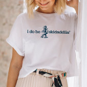 I Do Be Skidaddlin' Fun Cat Gent Geïllustreerd T-shirt