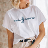 I Do Be Skidaddlin' Fun Cat Gent Geïllustreerd T-shirt