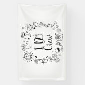 I Do Crew Bachelorette-feestbanner Spandoek (Verticaal)