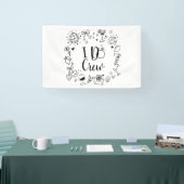 I Do Crew Bachelorette-feestbanner Spandoek (Beurs)