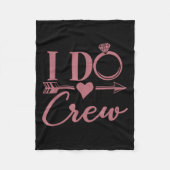 I Do Crew, Bachelorette Party, Group, Matching, Br Fleece Deken (Voorkant)