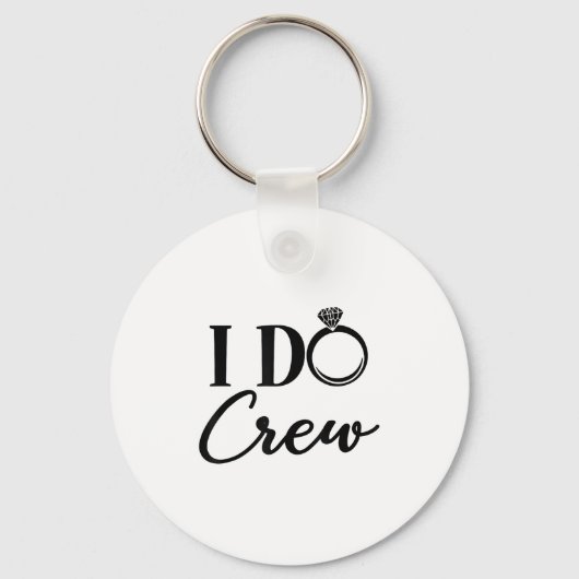 I Do Crew, Bachelorette Party, Matching, Group Bri Sleutelhanger (Voorkant)