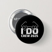 I Do Crew Bruid 2025 Bruidsmeisjes Koppels Feest B Ronde Button 5,7 Cm (Voorkant /achterkant)