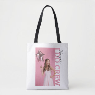 I Do Crew Bruidsfeest Foto Tote Tas Personalisee