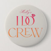 I Do Crew - Custom Wedding Party Design Ronde Button 4,0 Cm (Voorkant)