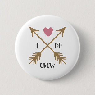I DO CREW Huwelijksaanzoek Ronde Button 5,7 Cm