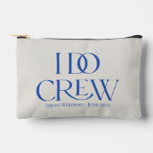 I Do Crew in Blue - Aangepaste bruiloft Etui (Voorkant)