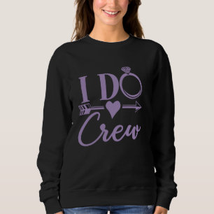 I Do Crew Meisje-Van-Het-Feest Matching, Groep Bru Trui