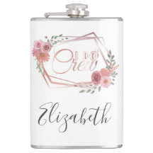 I Do Crew Roze Bloemige Roze Bloemen Groenelemente