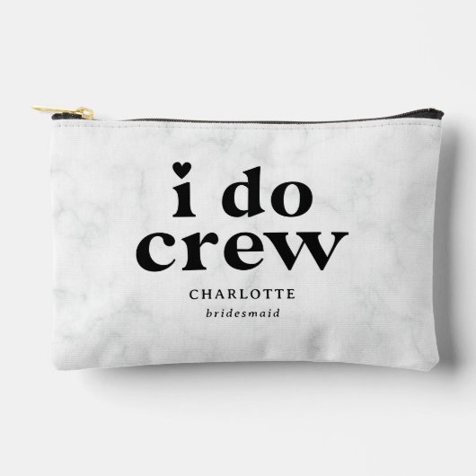 I Do Crew Trouwfeest Bruidsmeisje Cadeau Etui (Voorkant)