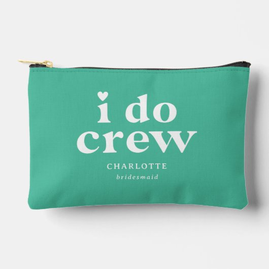 I Do Crew Trouwfeest Bruidsmeisje Cadeau Etui (Voorkant)