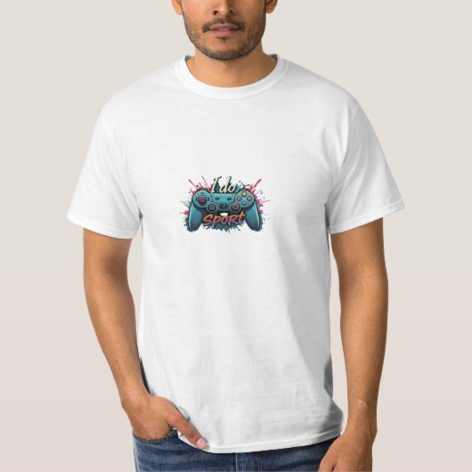 i do gaming sport t-shirt (Voorkant)