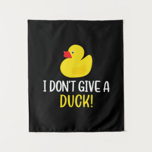 I Do Give a Duck Funny Rubber Duck Men Women Wandkleed