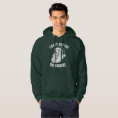 I Do It For The Cookies Funny Santa Hoodie (Voorkant volledig)