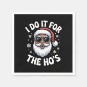 I Do It For The Hos Christmas African American  Servet (Voorkant)