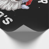 I Do It For The Ho's Funny Inappropriate Christmas Cadeaupapier (Hoek)