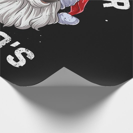 I Do It For The Ho's Funny Inappropriate Christmas Cadeaupapier (Hoek)