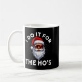 I Do It For The Ho's Funny Inappropriate Christmas Koffiemok (Links)