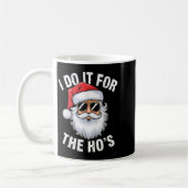 I Do It For The Ho's Funny Inappropriate Christmas Koffiemok (Links)