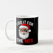 I Do It For The Hos Funny Inappropriate Christmas Koffiemok (Links)