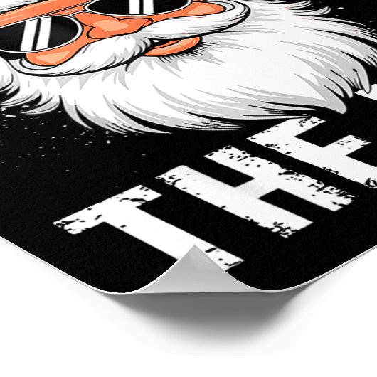 I Do It For The Hos Funny Inappropriate Christmas  Poster (Hoek)