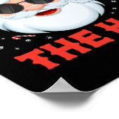 I Do It For The Ho's Funny Inappropriate Christmas Poster (Hoek)