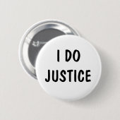 I Do Justice Ronde Button 5,7 Cm (Voorkant /achterkant)