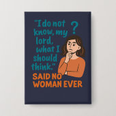 I do not know what to think - NOT Button (Voorkant)