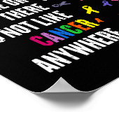 I Do Not Like Cancer There Outfits Uni-adults Canc Poster (Hoek)