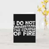 I Do Not Understand The Course Of Fire Funny Gun R Kaart (Gele Bloem)