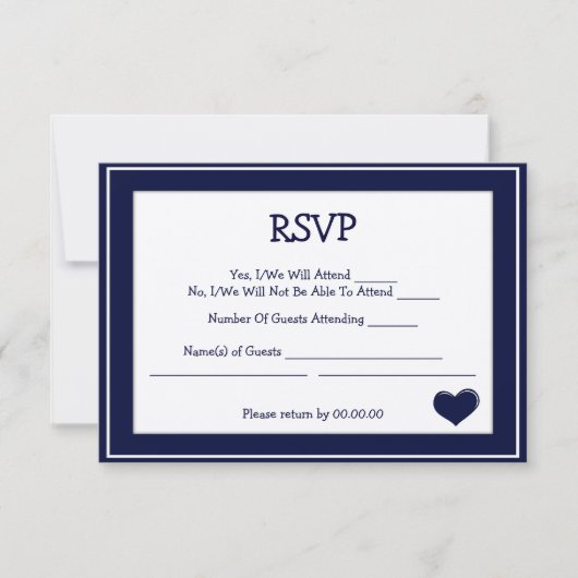 i do rsvp - marine kaartje (Voorkant)