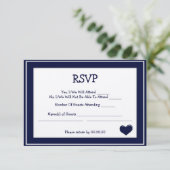 i do rsvp - marine kaartje (Staand voorkant)