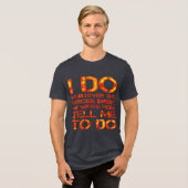 I Do Tri-Blend Shirt (Voorkant volledig)