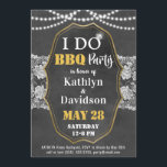 I DO Verloving Elegant Kant Chalkboard BBQ Party Kaart<br><div class="desc">I DO Verloving Elegant Kant Chalkboard BBQ Party Invitation Kaart. Vier uw speciale evenement met deze prachtige uitnodigingskaart. Alle teksten zijn vooraf voor u geregeld om gemakkelijk en snel te personaliseren met uw eigen gegevens.</div>